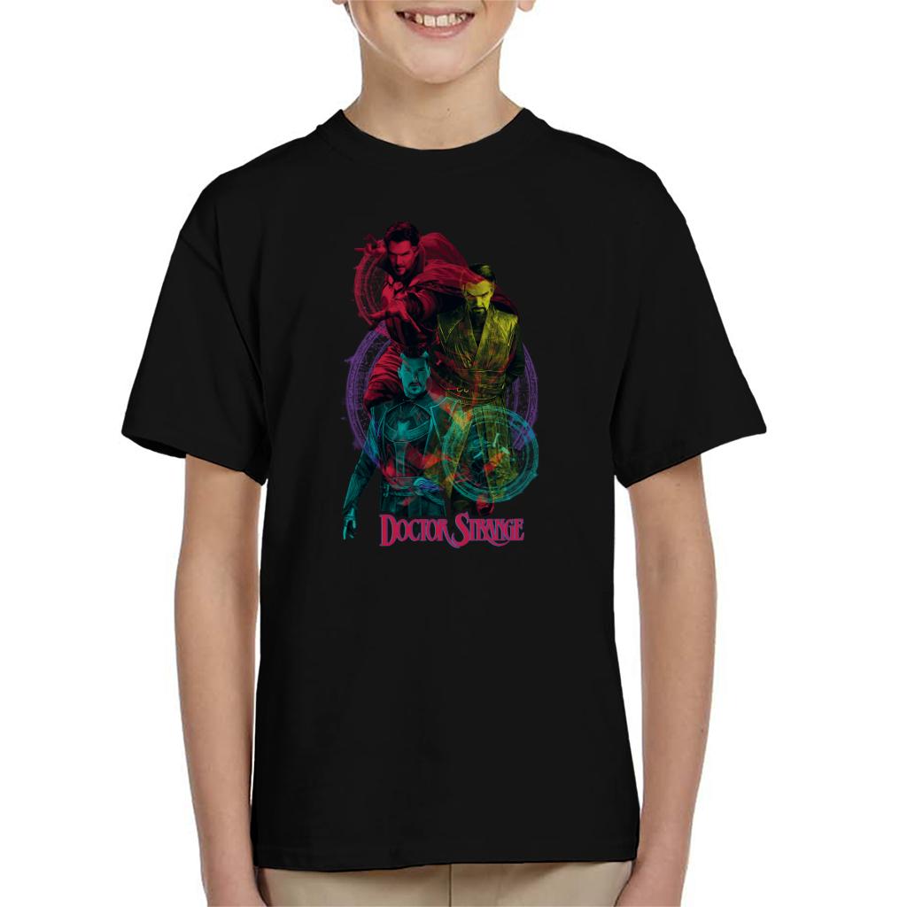 Marvel Doctor Strange Colour Montage Avengers Kid's T-Shirt product image 1