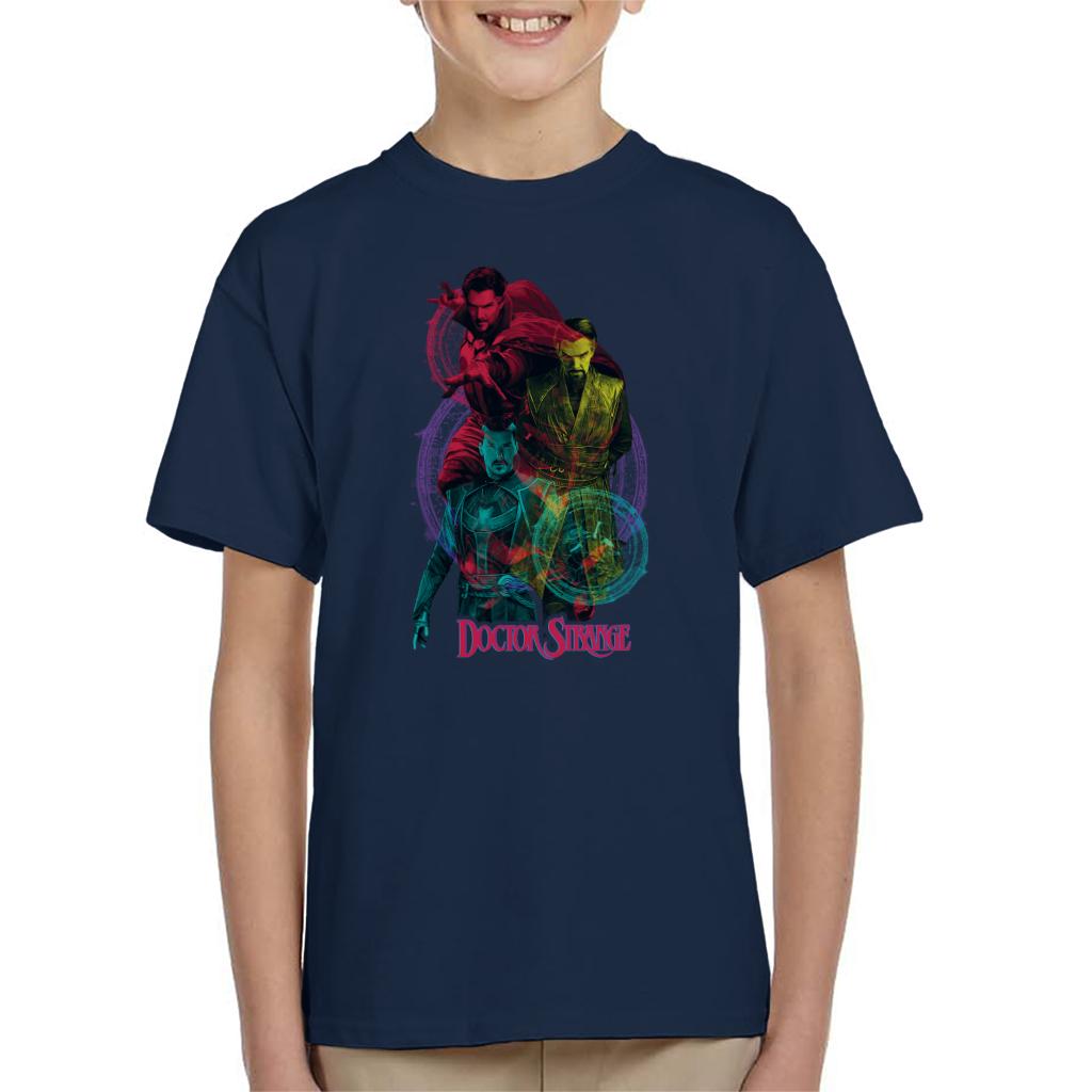 Marvel Doctor Strange Colour Montage Avengers Kid's T-Shirt product image 6