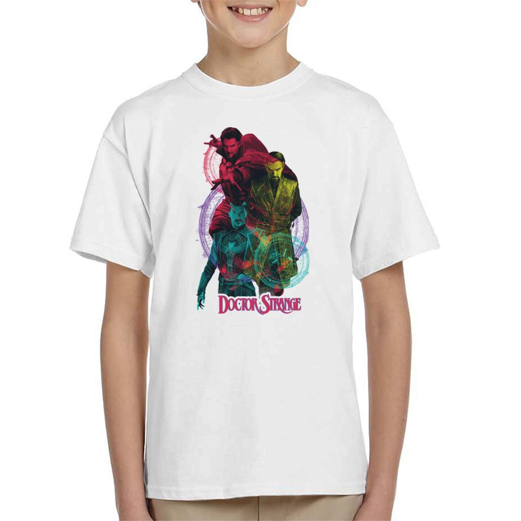 Marvel Doctor Strange Colour Montage Avengers Kid's T-Shirt product image 4