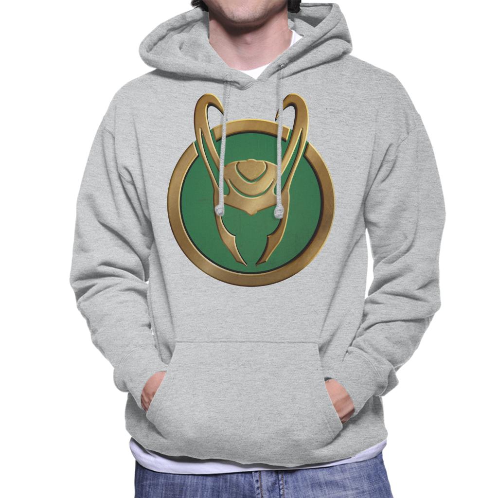 Marvel Loki Gold Horns Helmet Logo Men's Hooded Sweatshirt product image 4