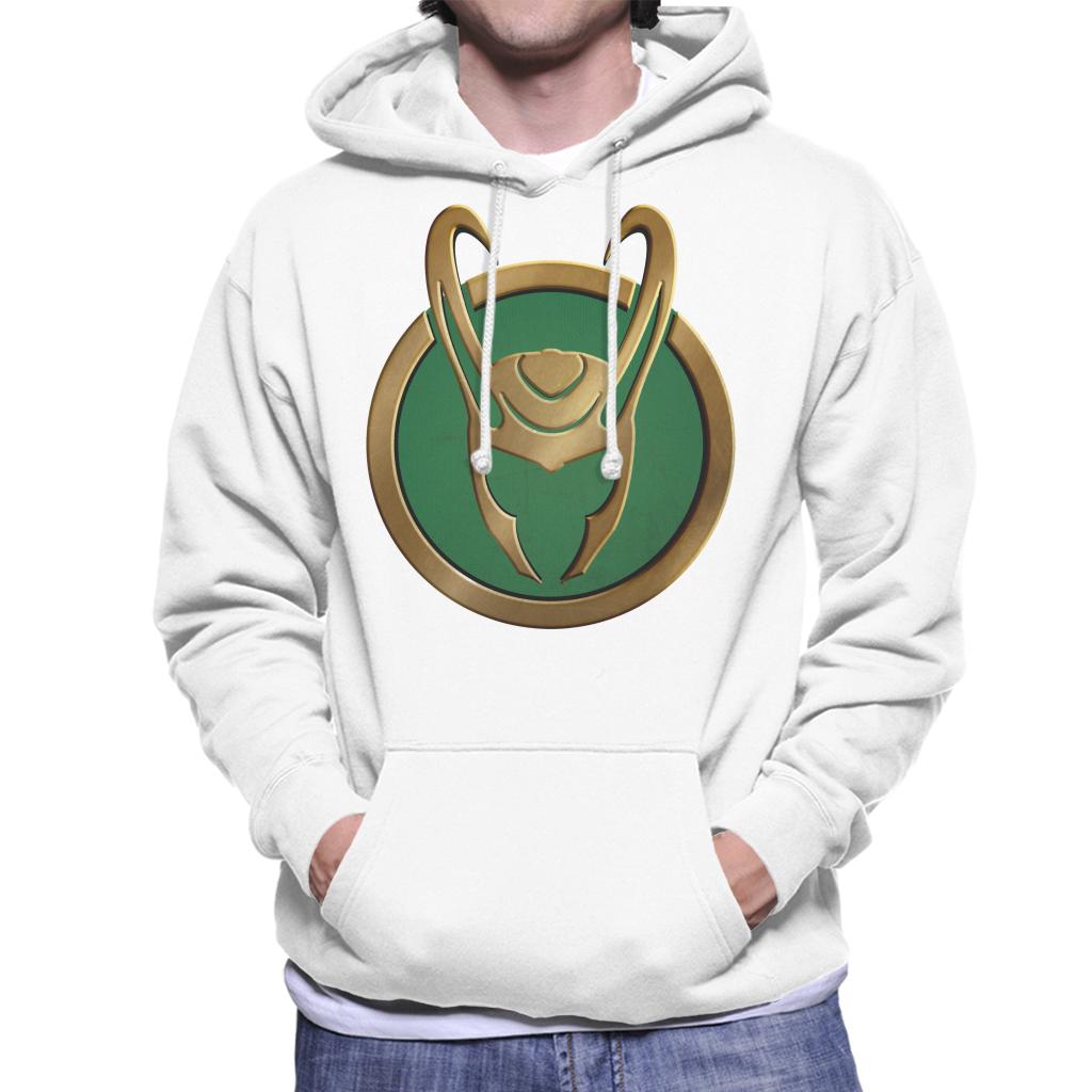 Marvel Loki Gold Horns Helmet Logo Men's Hooded Sweatshirt product image 6