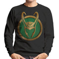Marvel Loki Gold Horns Helmet Logo Men's Sweatshirt product image 1