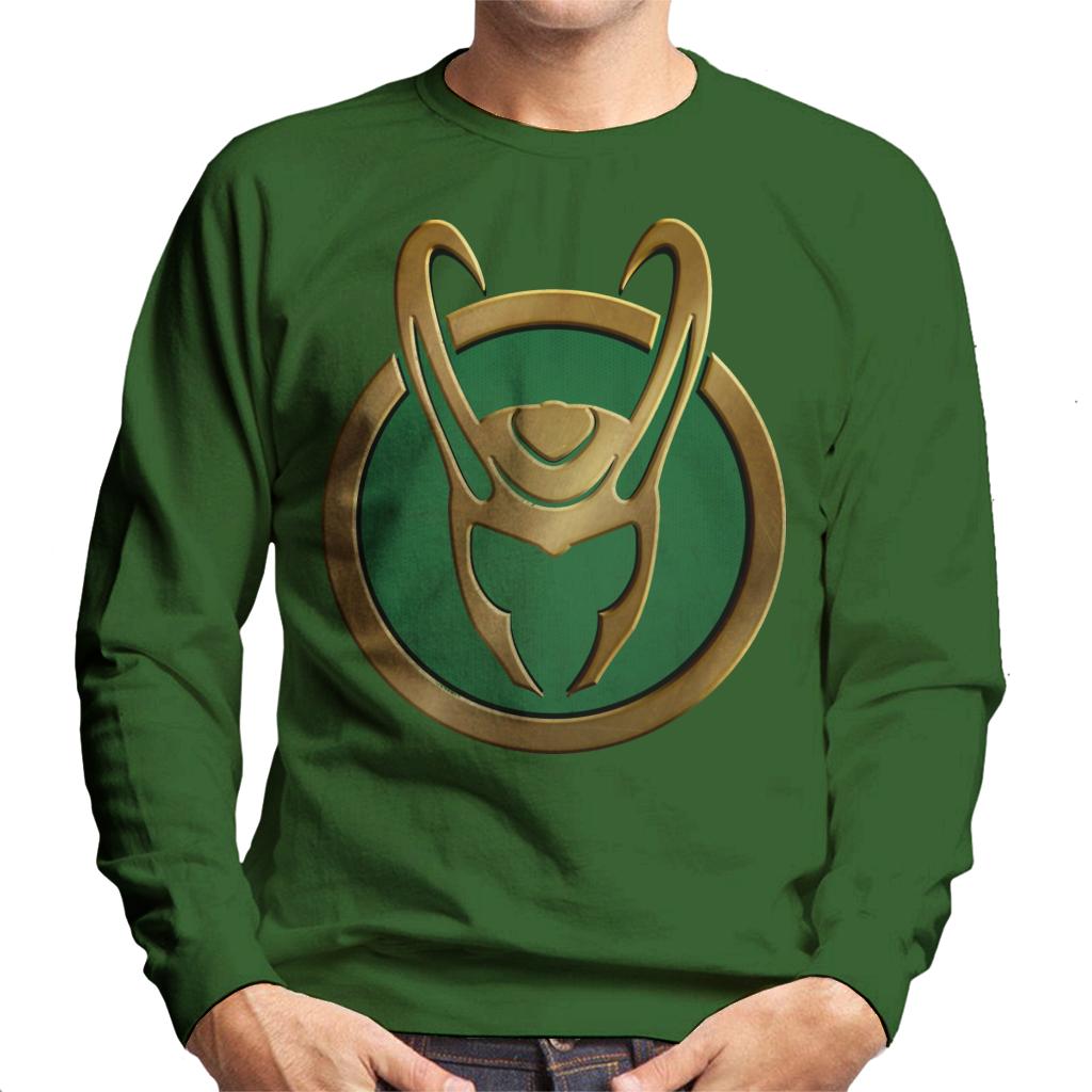 Marvel Loki Gold Horns Helmet Logo Men's Sweatshirt product image 8
