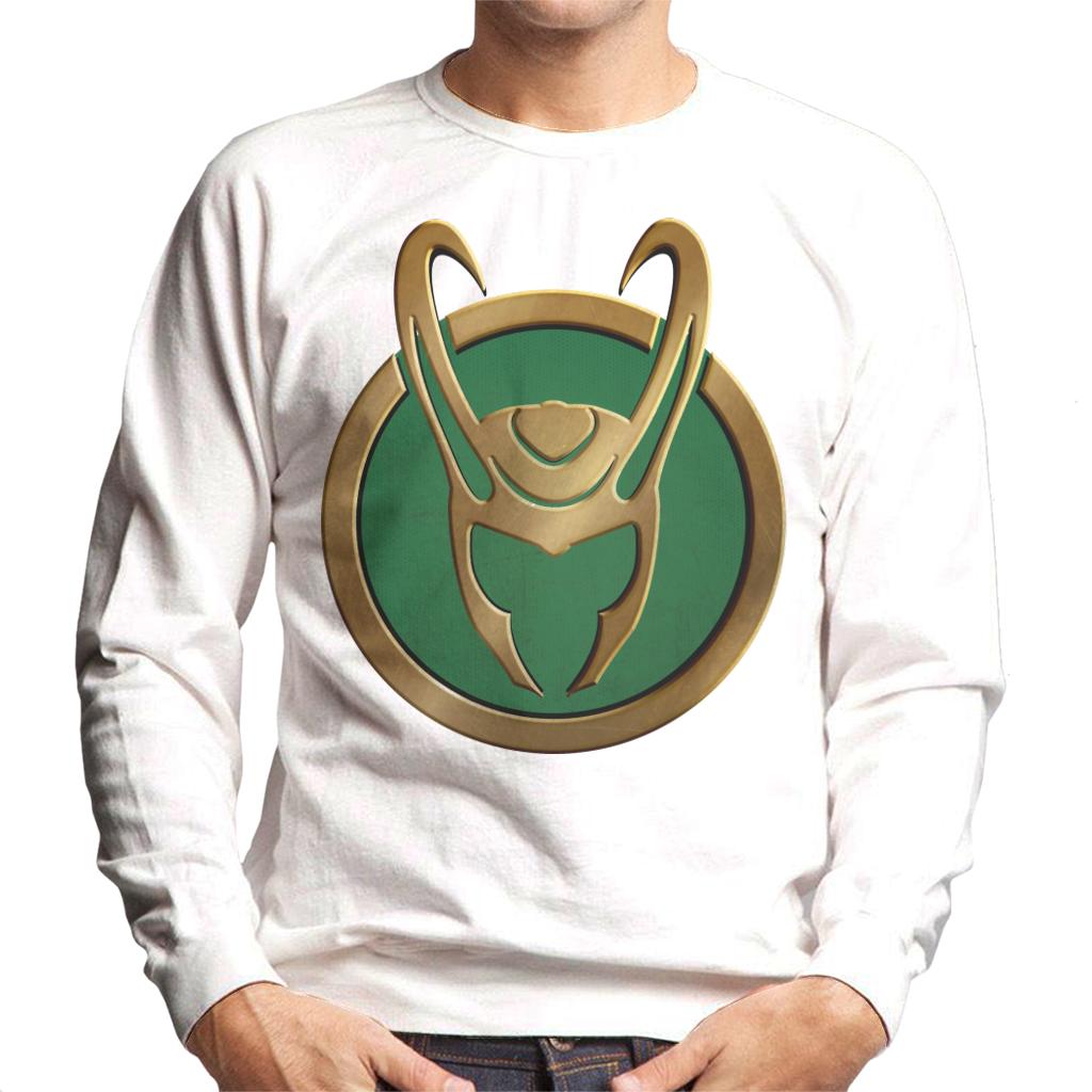 Marvel Loki Gold Horns Helmet Logo Men's Sweatshirt product image 6