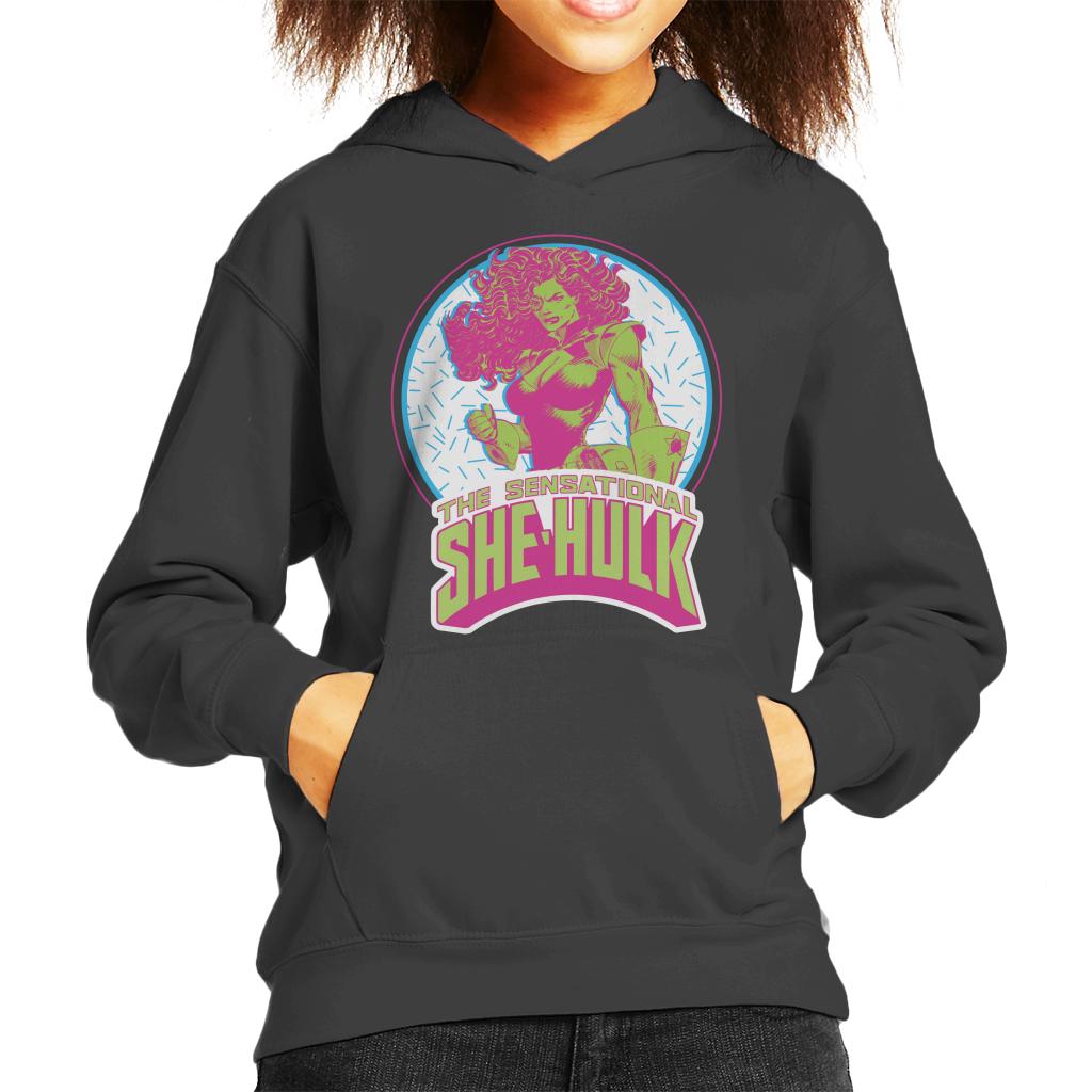 Marvel The Sensational She Hulk Kid's Hooded Sweatshirt product image 4