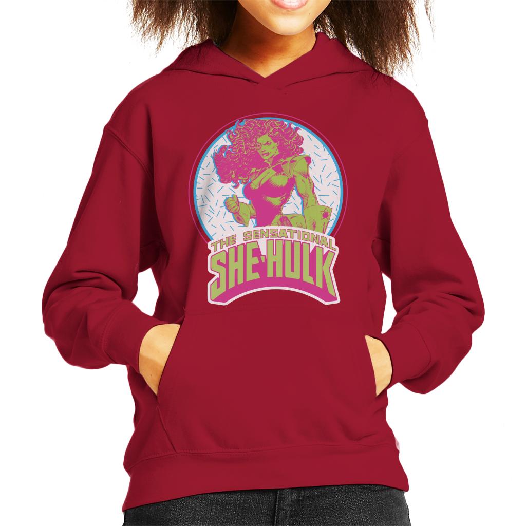 Marvel The Sensational She Hulk Kid's Hooded Sweatshirt product image 8