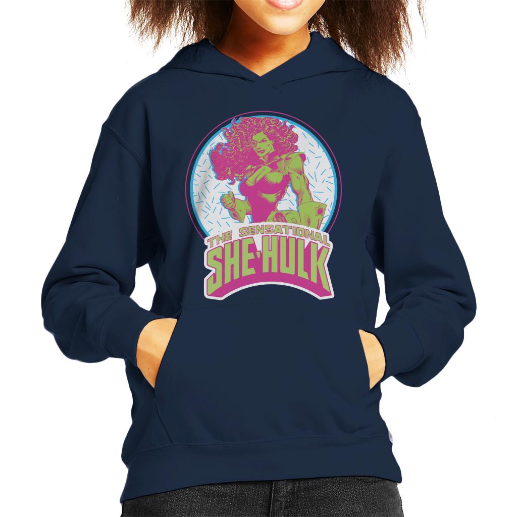 Marvel The Sensational She Hulk Kid's Hooded Sweatshirt product image 6
