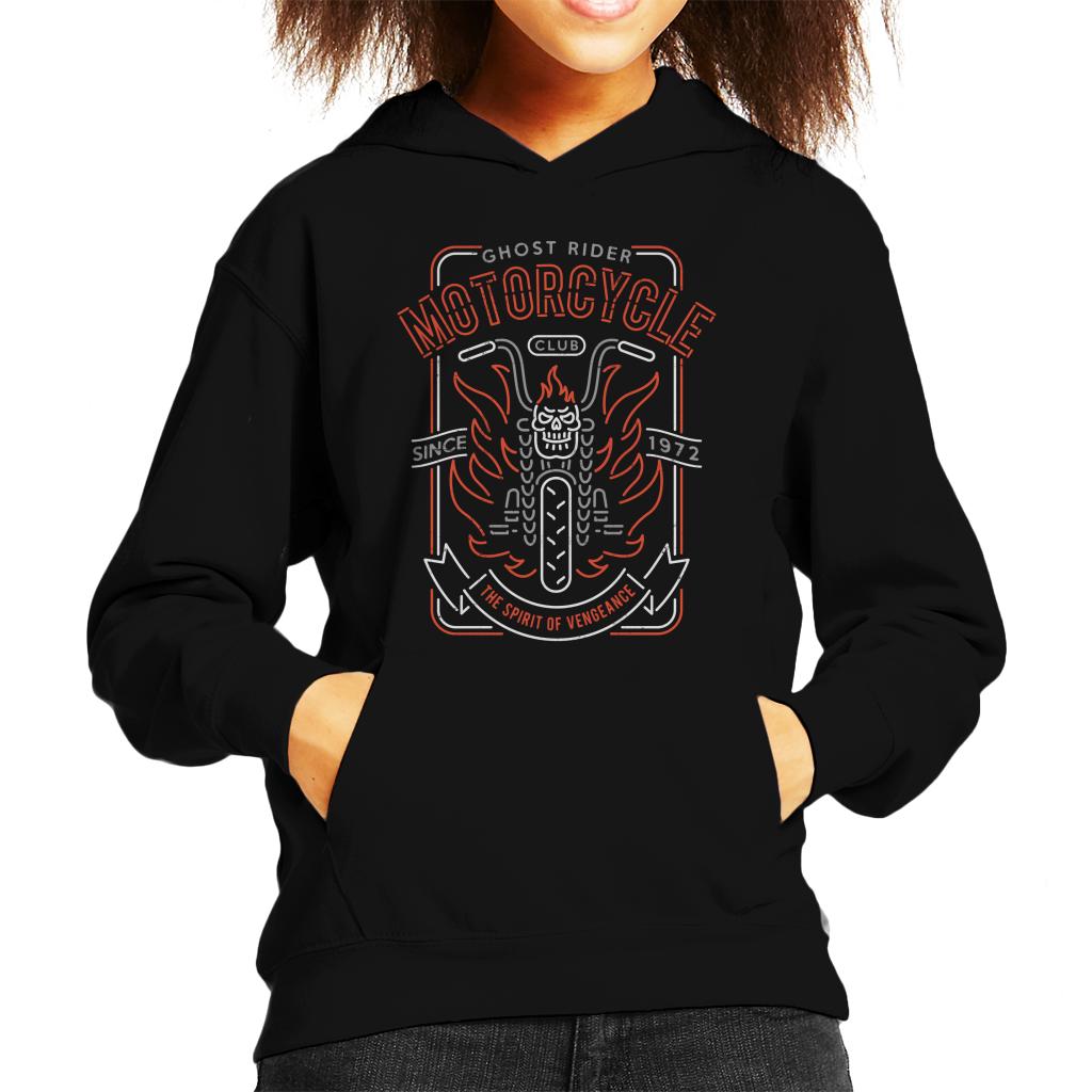 Marvel Ghost Rider Motorcycle Club Kid's Hooded Sweatshirt product image 1