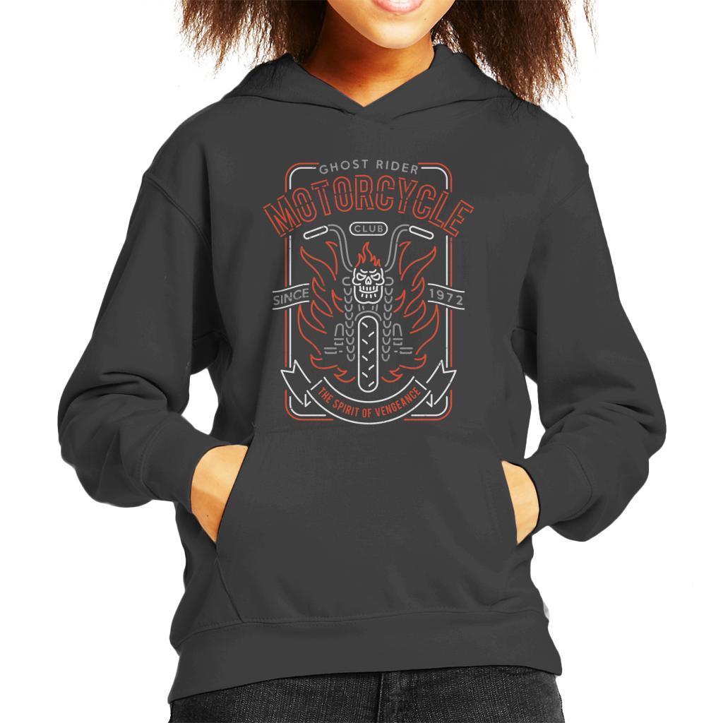 Marvel Ghost Rider Motorcycle Club Kid's Hooded Sweatshirt product image 4