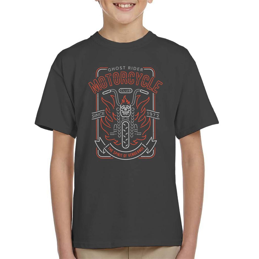 Marvel Ghost Rider Motorcycle Club Kid's T-Shirt product image 4