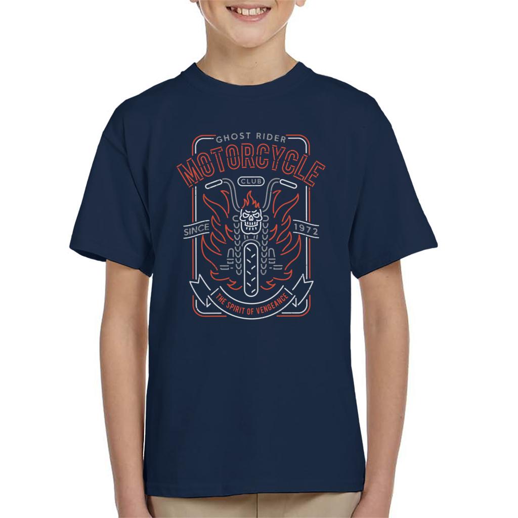 Marvel Ghost Rider Motorcycle Club Kid's T-Shirt product image 6