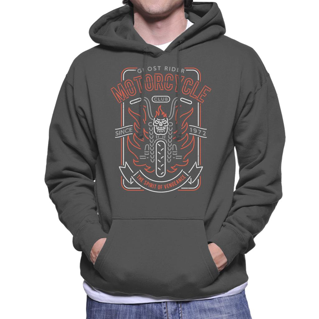 Marvel Ghost Rider Motorcycle Club Men's Hooded Sweatshirt product image 4