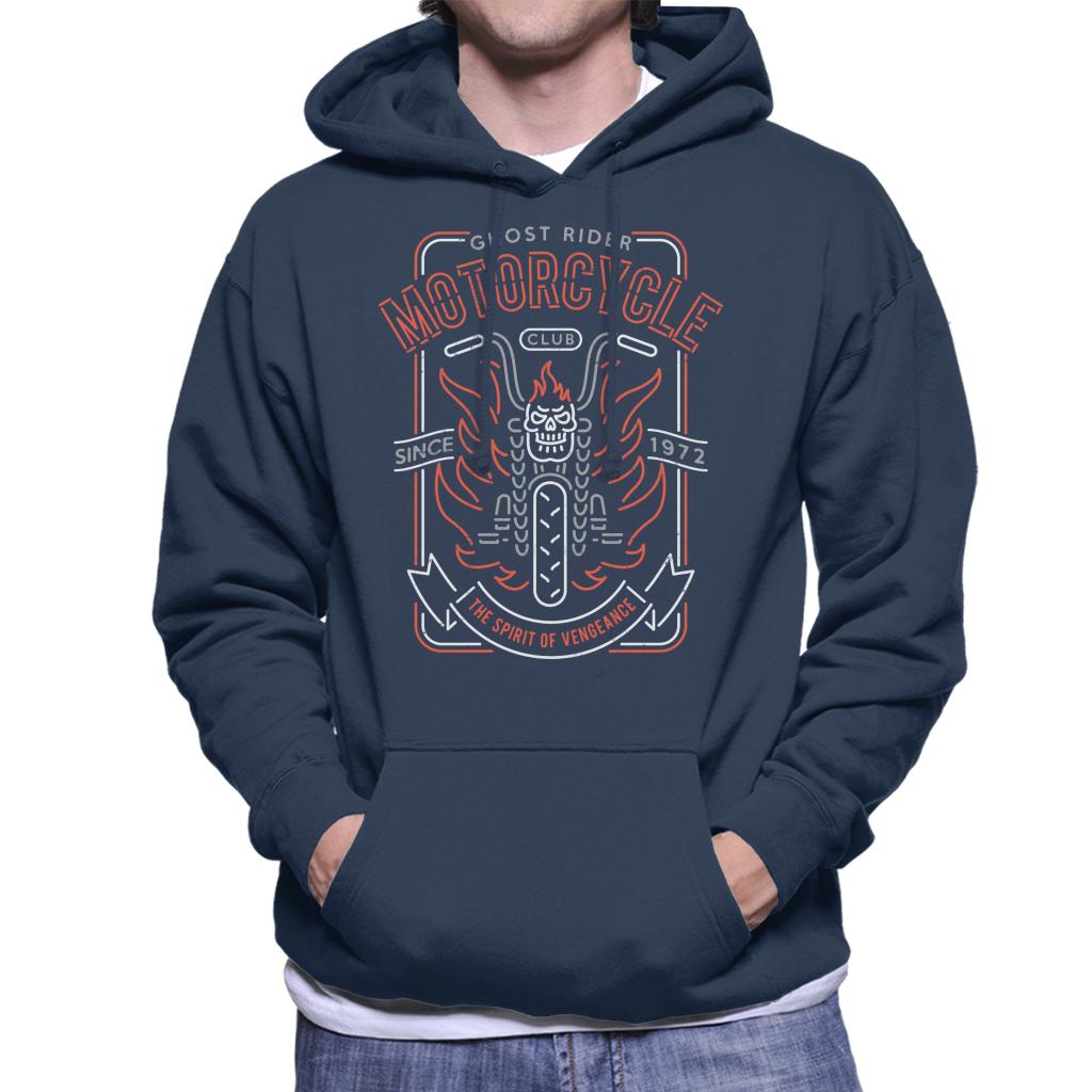 Marvel Ghost Rider Motorcycle Club Men's Hooded Sweatshirt product image 6