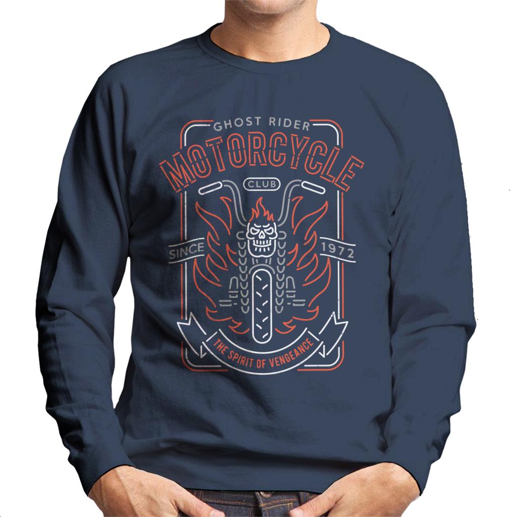Marvel Ghost Rider Motorcycle Club Men's Sweatshirt product image 6