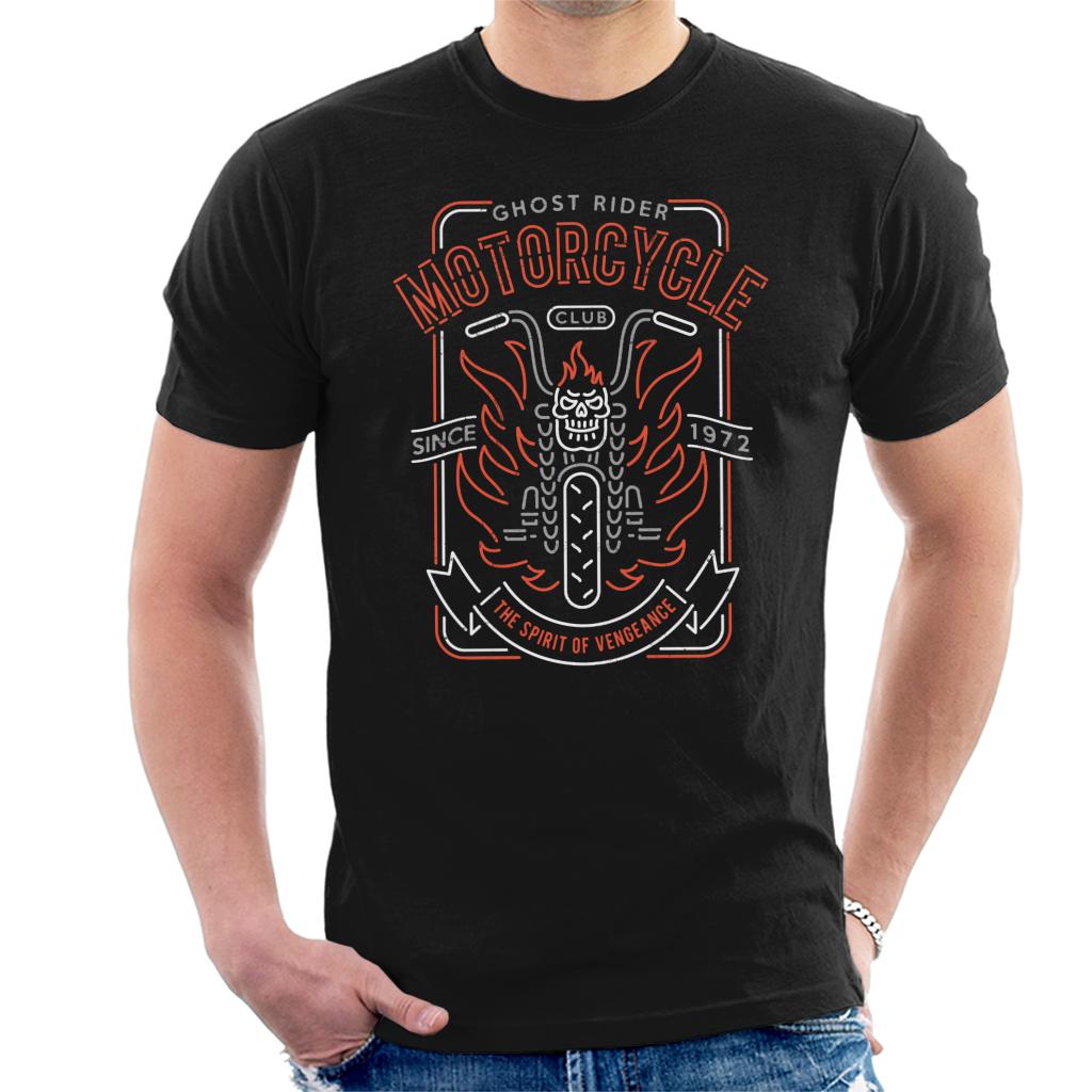 Marvel Ghost Rider Motorcycle Club Men's T-Shirt product image 1