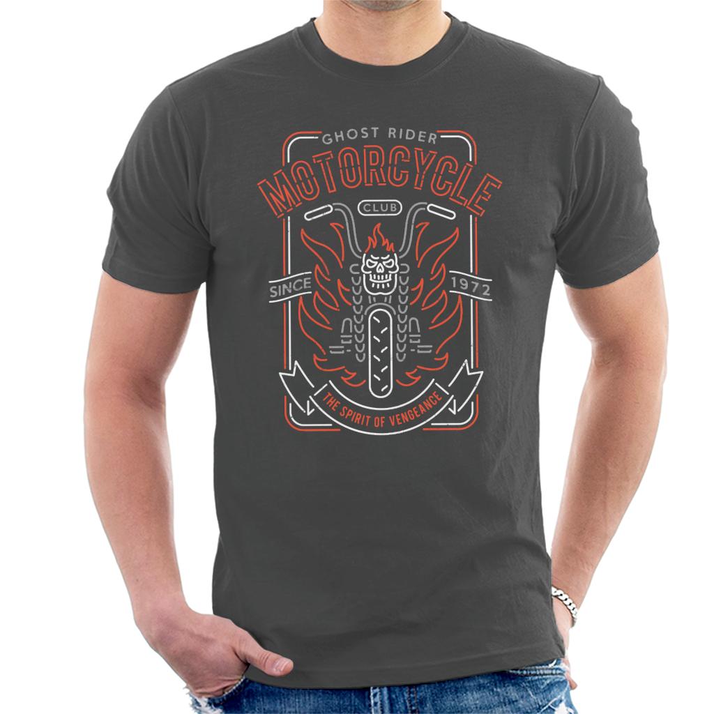 Marvel Ghost Rider Motorcycle Club Men's T-Shirt product image 4