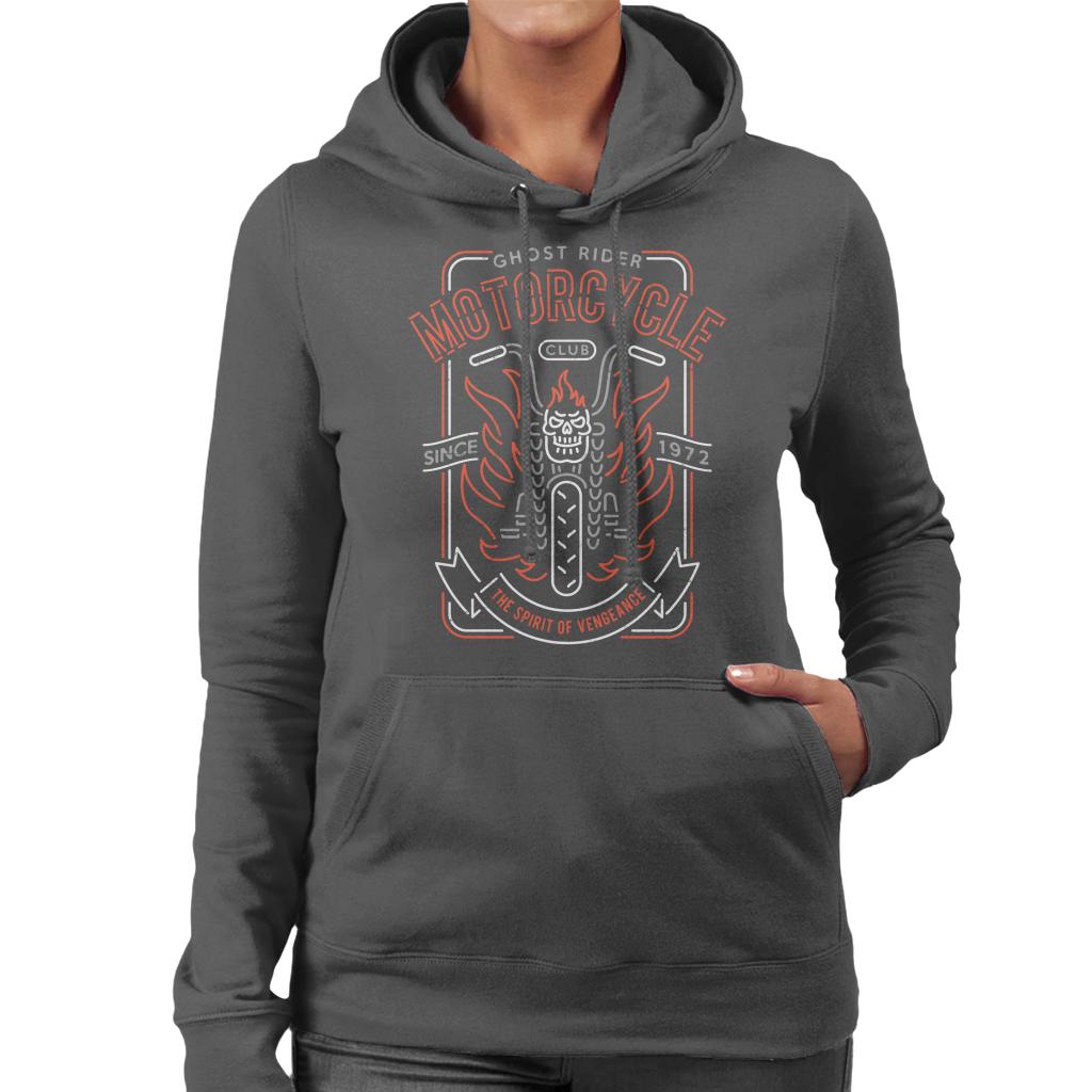 Marvel Ghost Rider Motorcycle Club Women's Hooded Sweatshirt product image 4