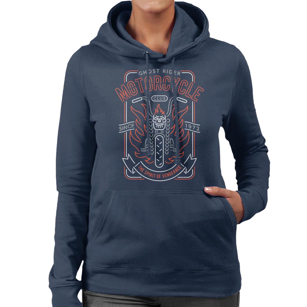 Marvel Ghost Rider Motorcycle Club Women's Hooded Sweatshirt product image 6
