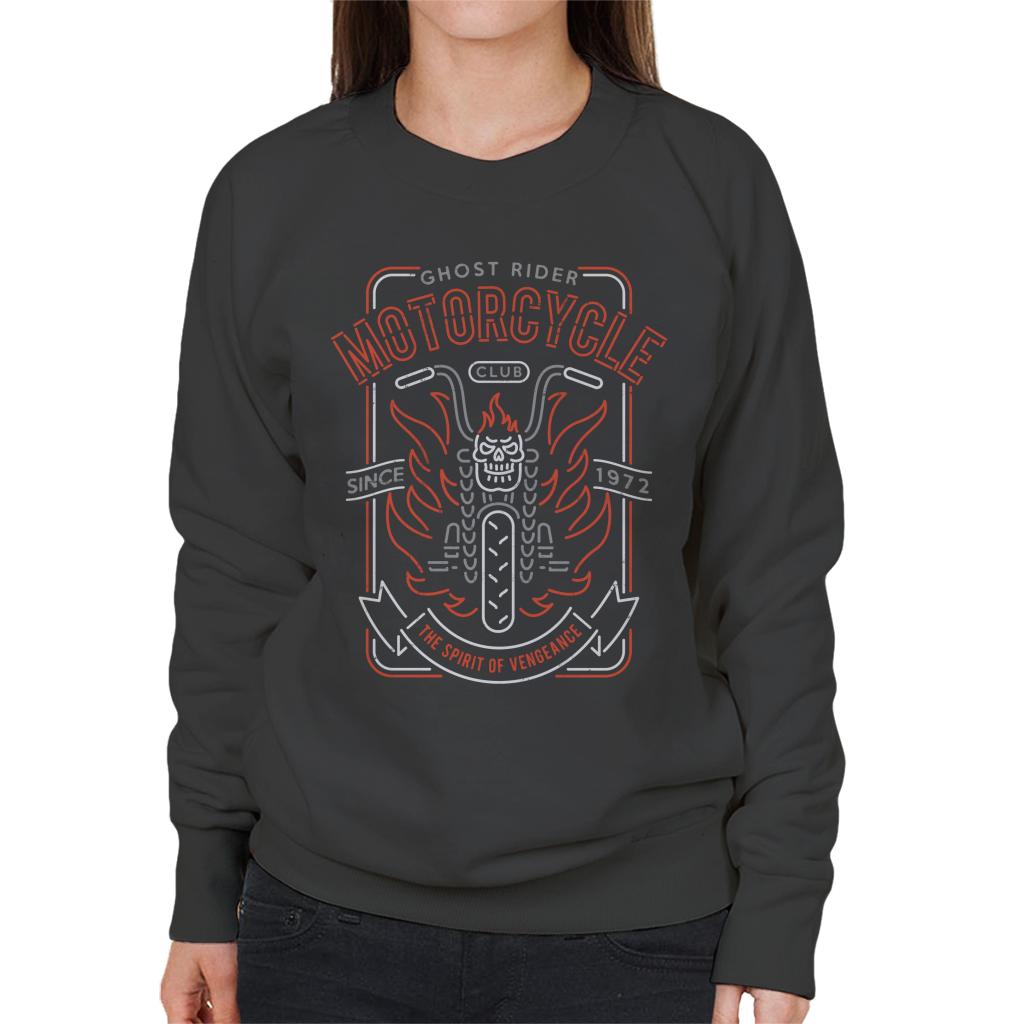 Marvel Ghost Rider Motorcycle Club Women's Sweatshirt product image 4