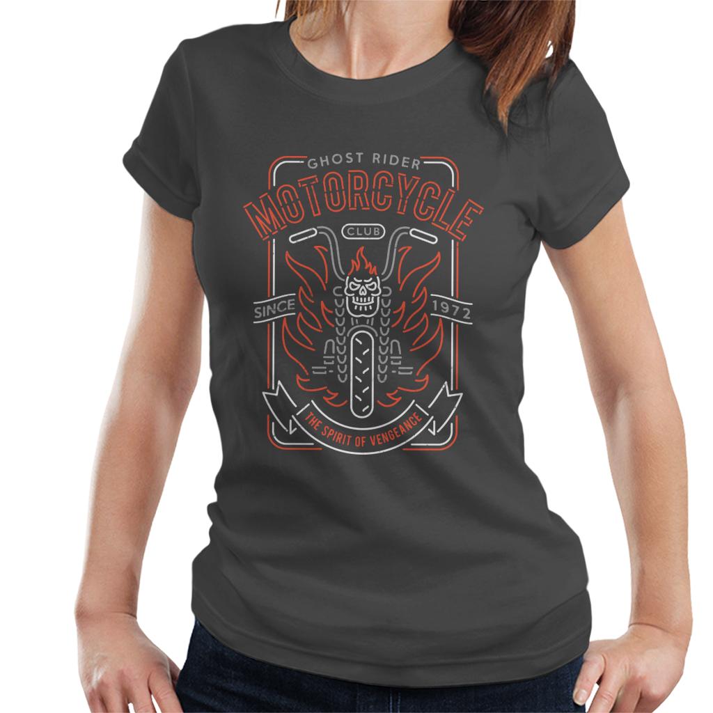Marvel Ghost Rider Motorcycle Club Women's T-Shirt product image 4