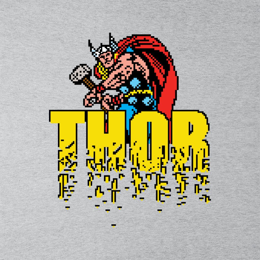 Marvel Thor Retro Pixelated Video Game Avengers Women's product image 2