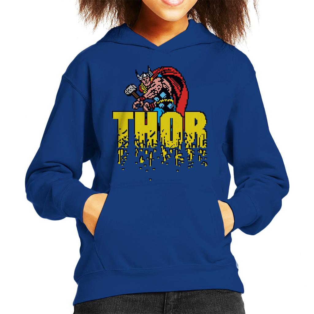 Marvel Thor Retro Pixelated Video Game Avengers Kid's product image 4