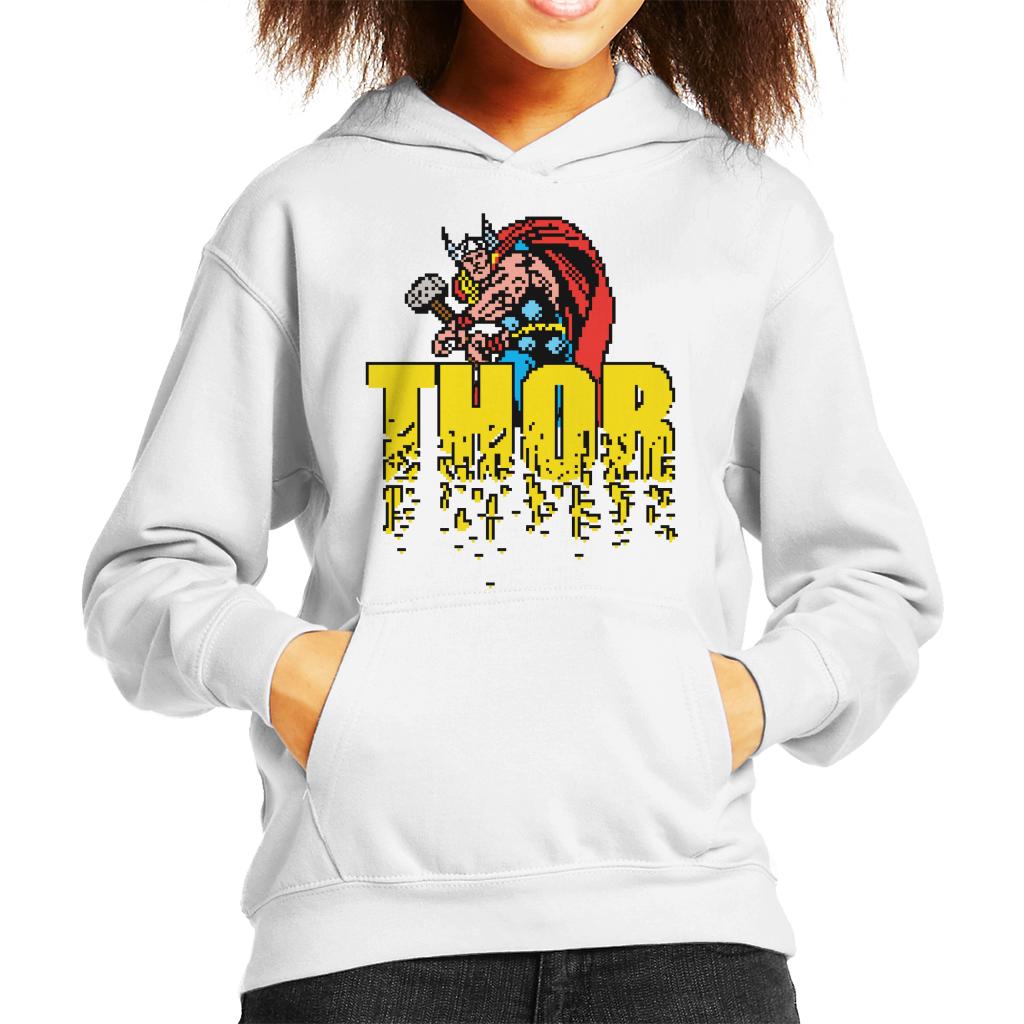 Marvel Thor Retro Pixelated Video Game Avengers Kid's product image 8