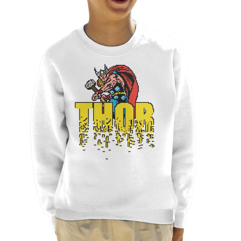 Marvel Thor Retro Pixelated Video Game Avengers Kid's product image 6