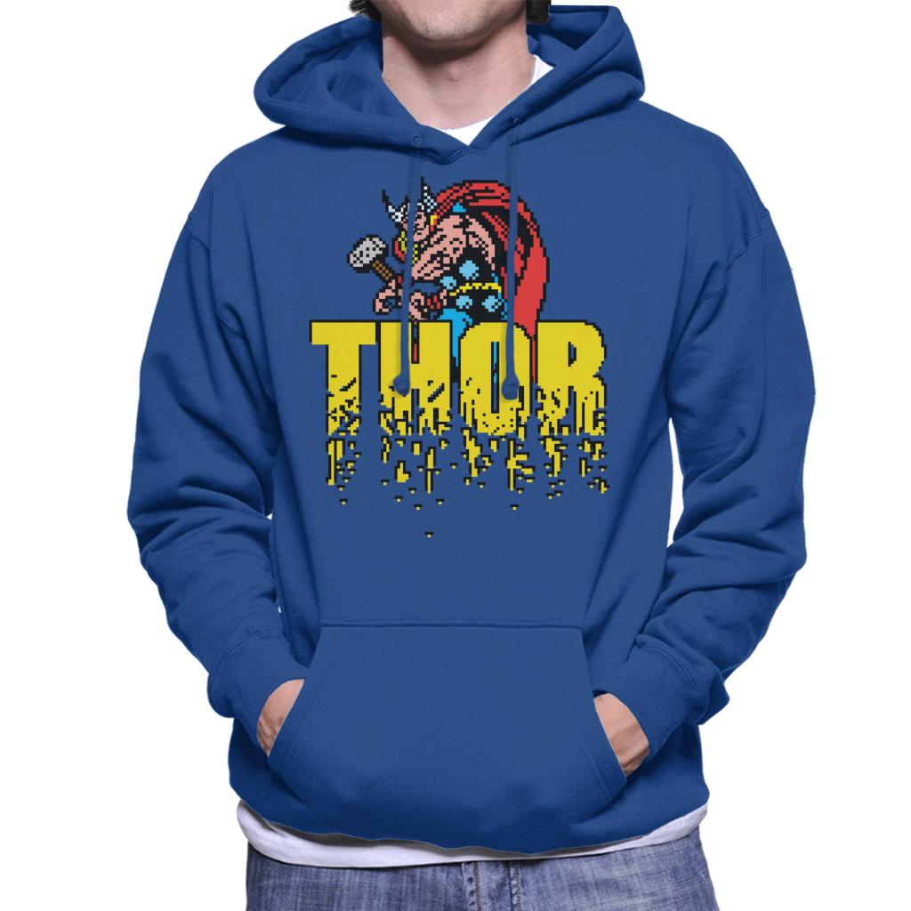 Marvel Thor Retro Pixelated Video Game Avengers Men's product image 6