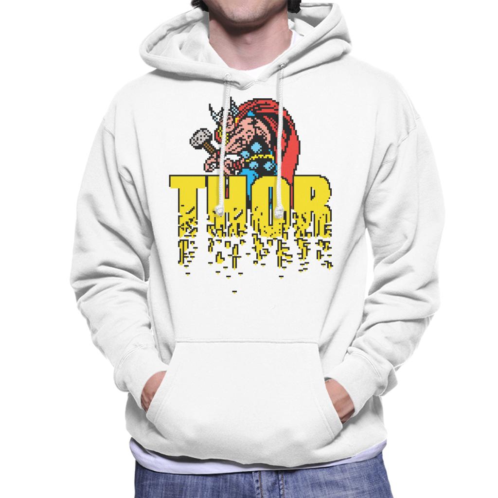 Marvel Thor Retro Pixelated Video Game Avengers Men's product image 4