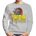 Marvel Thor Retro Pixelated Video Game Avengers Men's product image 1