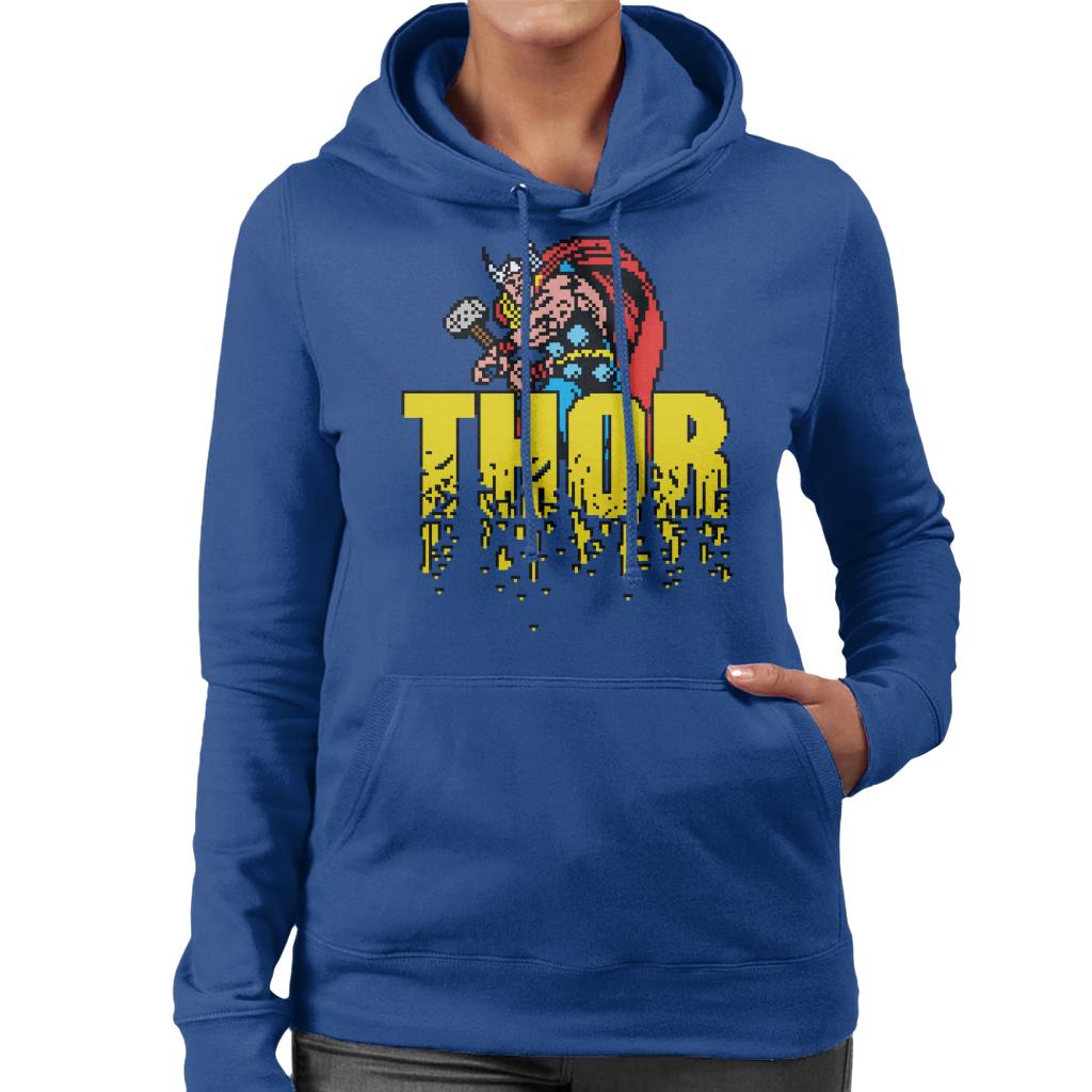 Marvel Thor Retro Pixelated Video Game Avengers Women's product image 6