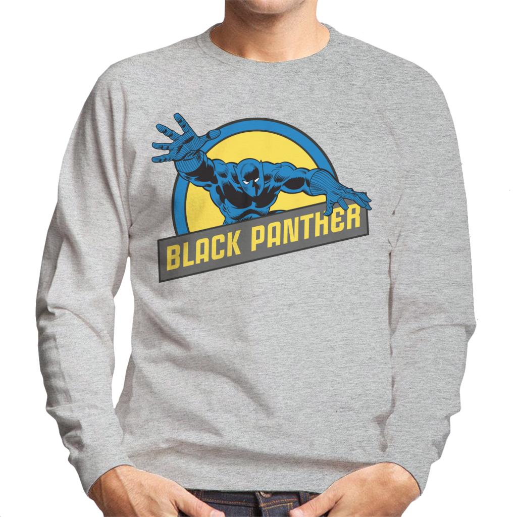 Marvel Black Panther Silver Age Comic Book Logo Men's product image 1