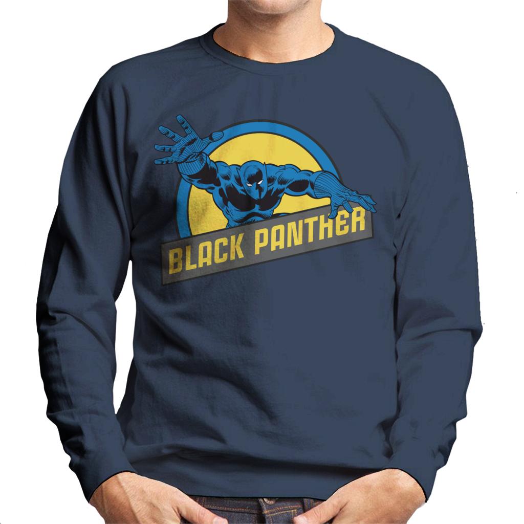 Marvel Black Panther Silver Age Comic Book Logo Men's product image 6