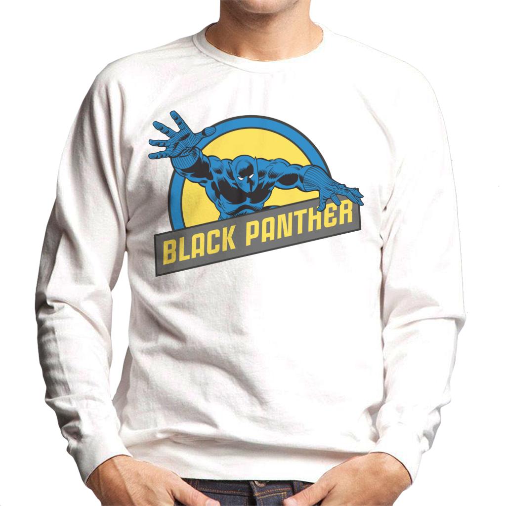 Marvel Black Panther Silver Age Comic Book Logo Men's product image 4