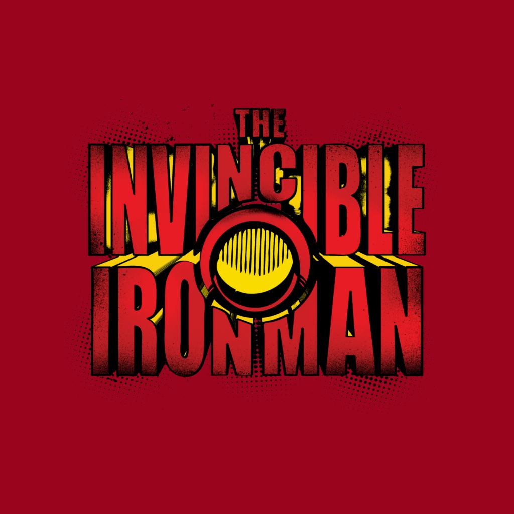 Marvel The Invincible Iron Man Chest Piece Text Men's product image 7