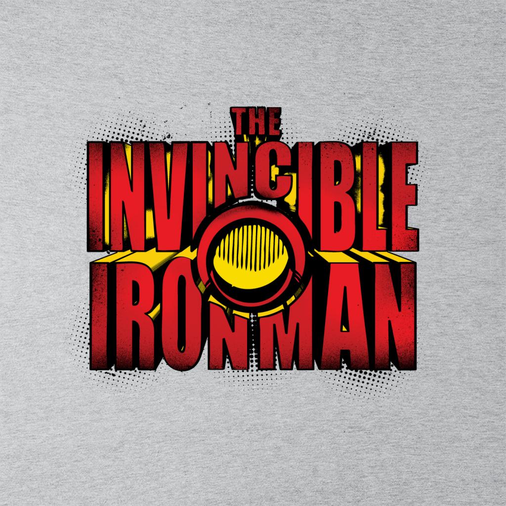 Marvel The Invincible Iron Man Chest Piece Text Women's product image 2