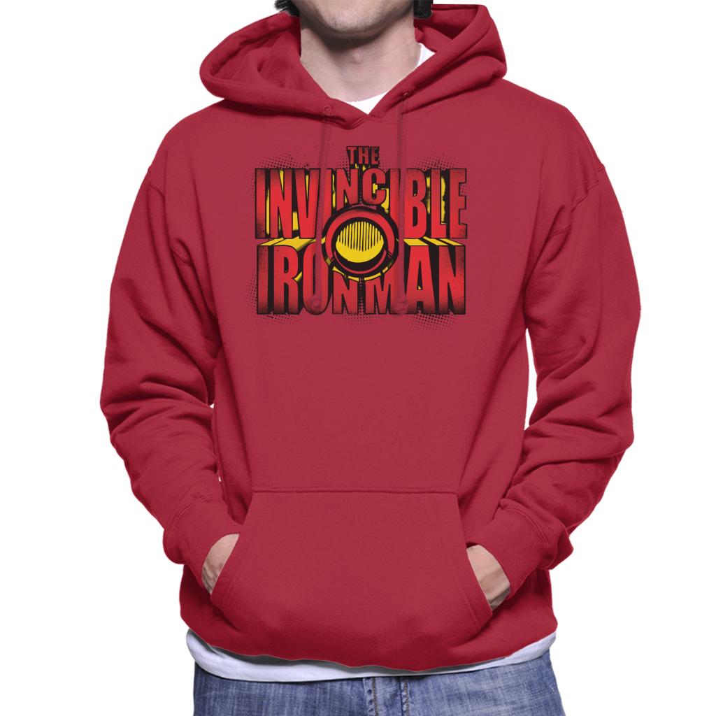 Marvel The Invincible Iron Man Chest Piece Text Men's product image 6