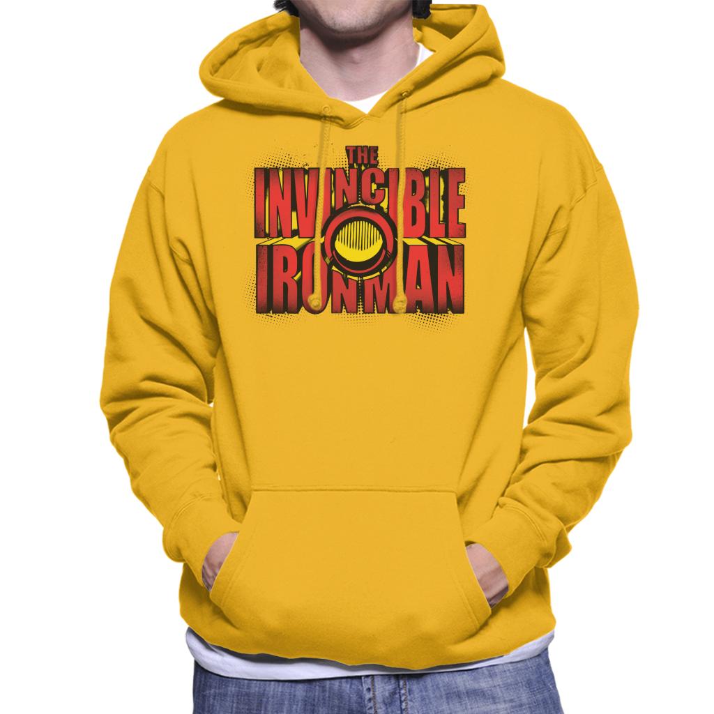 Marvel The Invincible Iron Man Chest Piece Text Men's product image 8