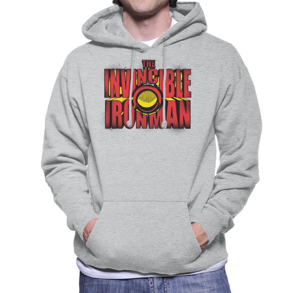 Marvel The Invincible Iron Man Chest Piece Text Men's product image 1
