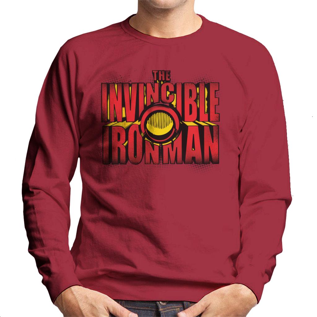 Marvel The Invincible Iron Man Chest Piece Text Men's product image 6