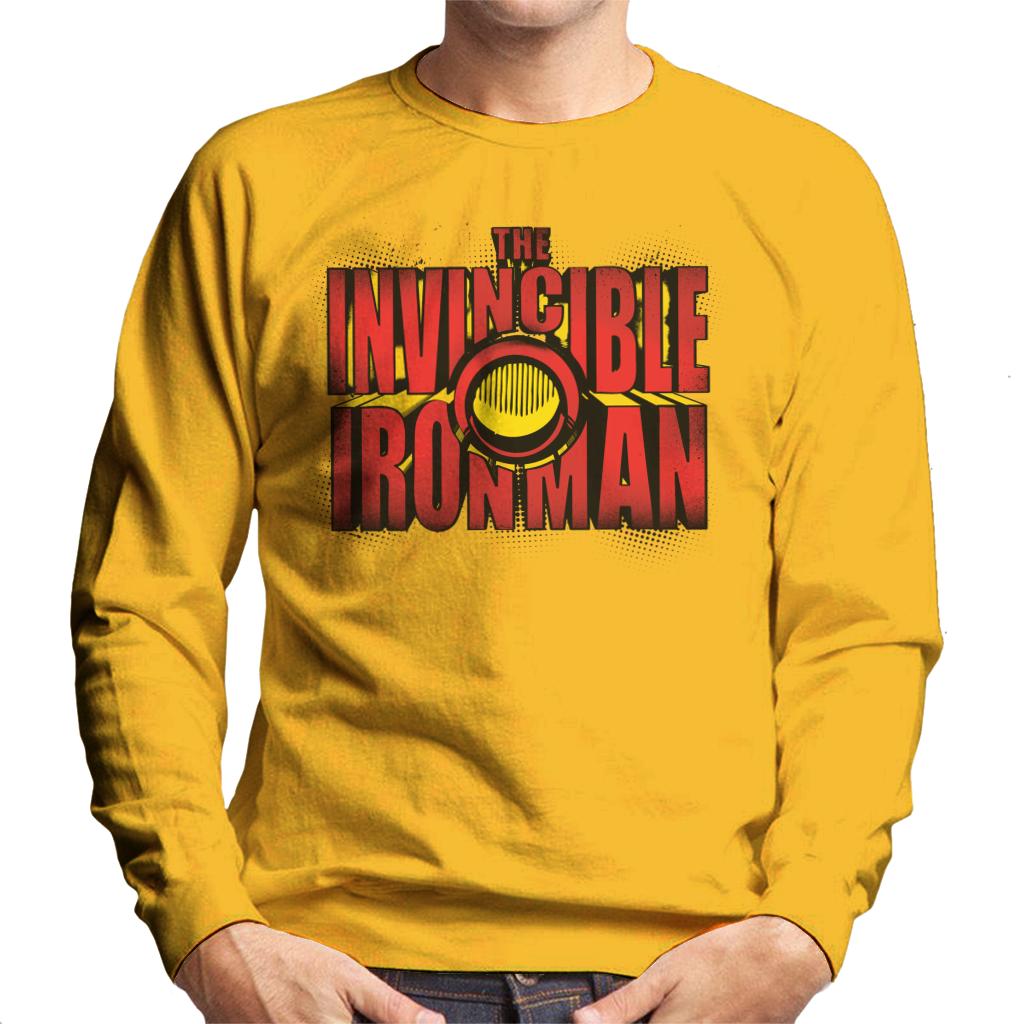 Marvel The Invincible Iron Man Chest Piece Text Men's product image 8