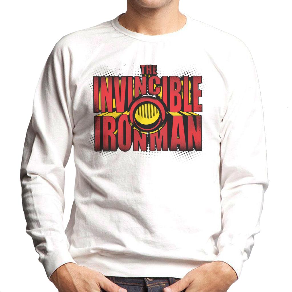 Marvel The Invincible Iron Man Chest Piece Text Men's product image 4