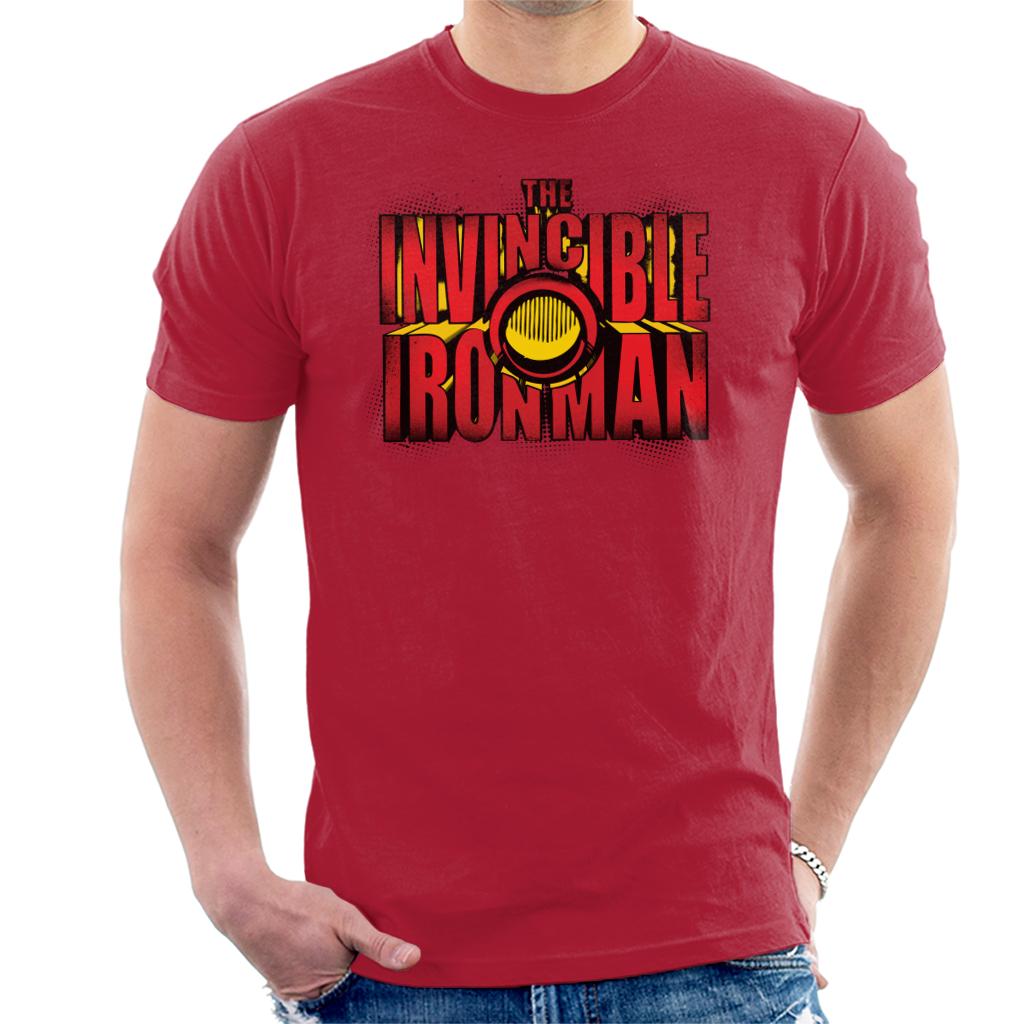 Marvel The Invincible Iron Man Chest Piece Text Men's product image 6