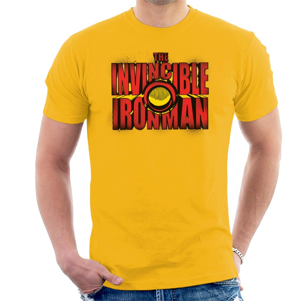 Marvel The Invincible Iron Man Chest Piece Text Men's product image 8