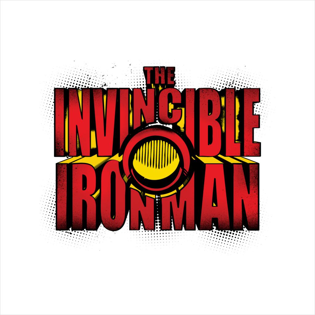 Marvel The Invincible Iron Man Chest Piece Text Men's product image 5