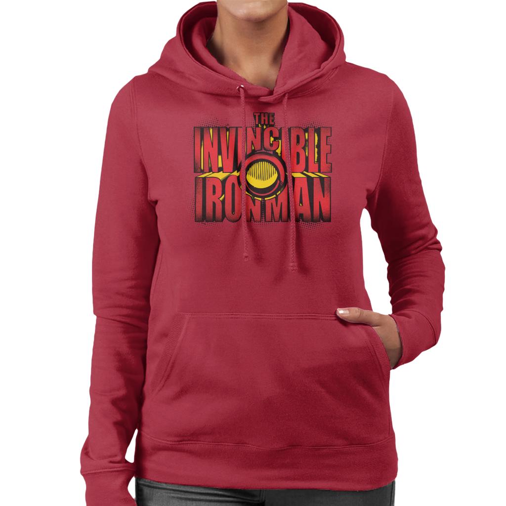 Marvel The Invincible Iron Man Chest Piece Text Women's product image 6