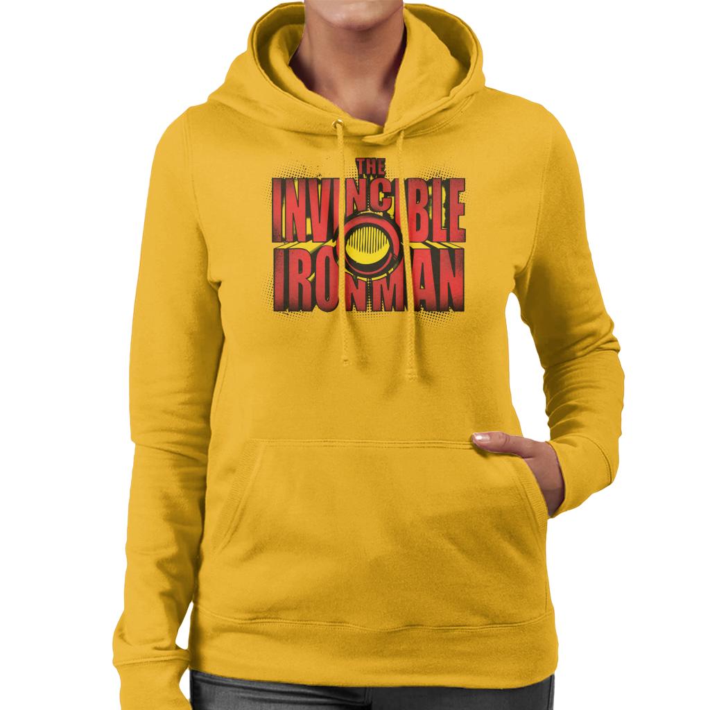 Marvel The Invincible Iron Man Chest Piece Text Women's product image 8