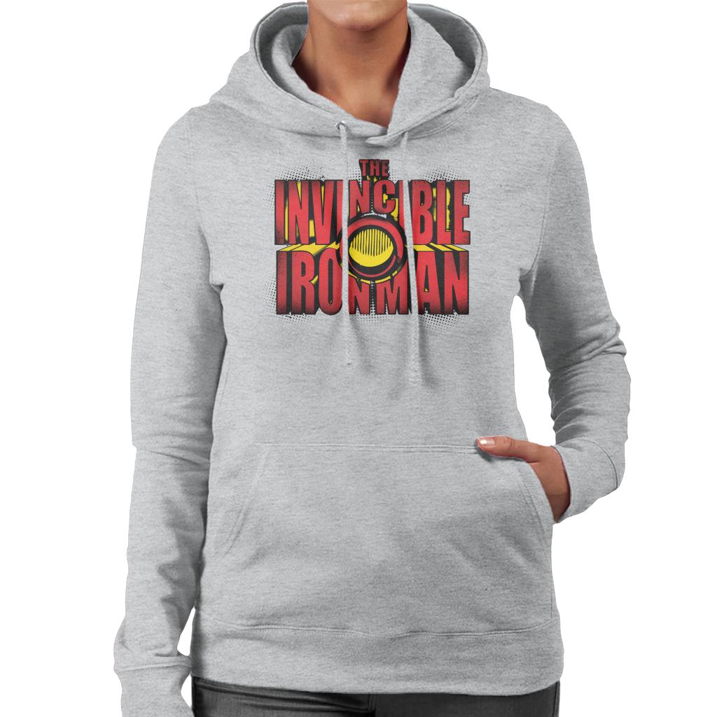 Marvel The Invincible Iron Man Chest Piece Text Women's product image 1