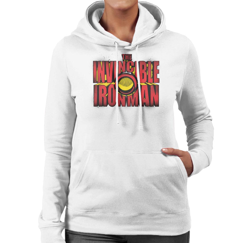 Marvel The Invincible Iron Man Chest Piece Text Women's product image 4